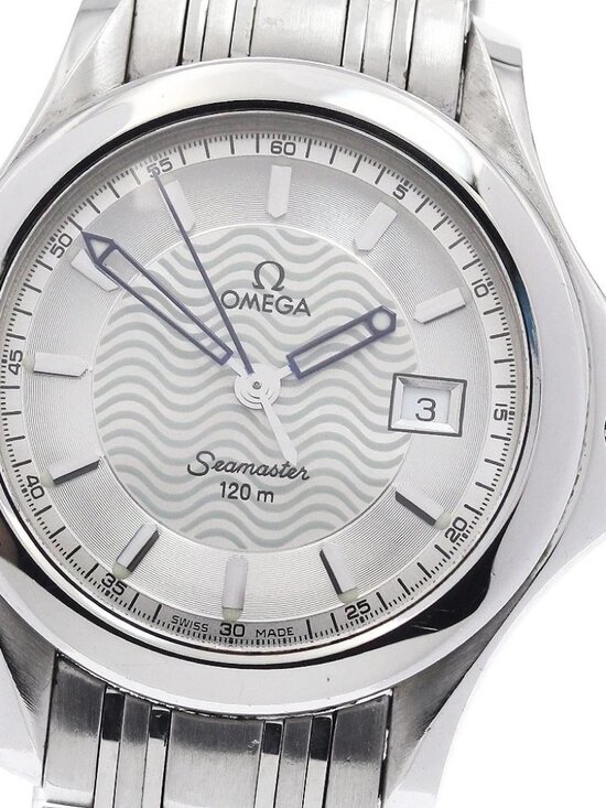 OMEGA Seamaster120 2571.31 Date Silver Dial Quartz Ladies Watch_947512 main image 12